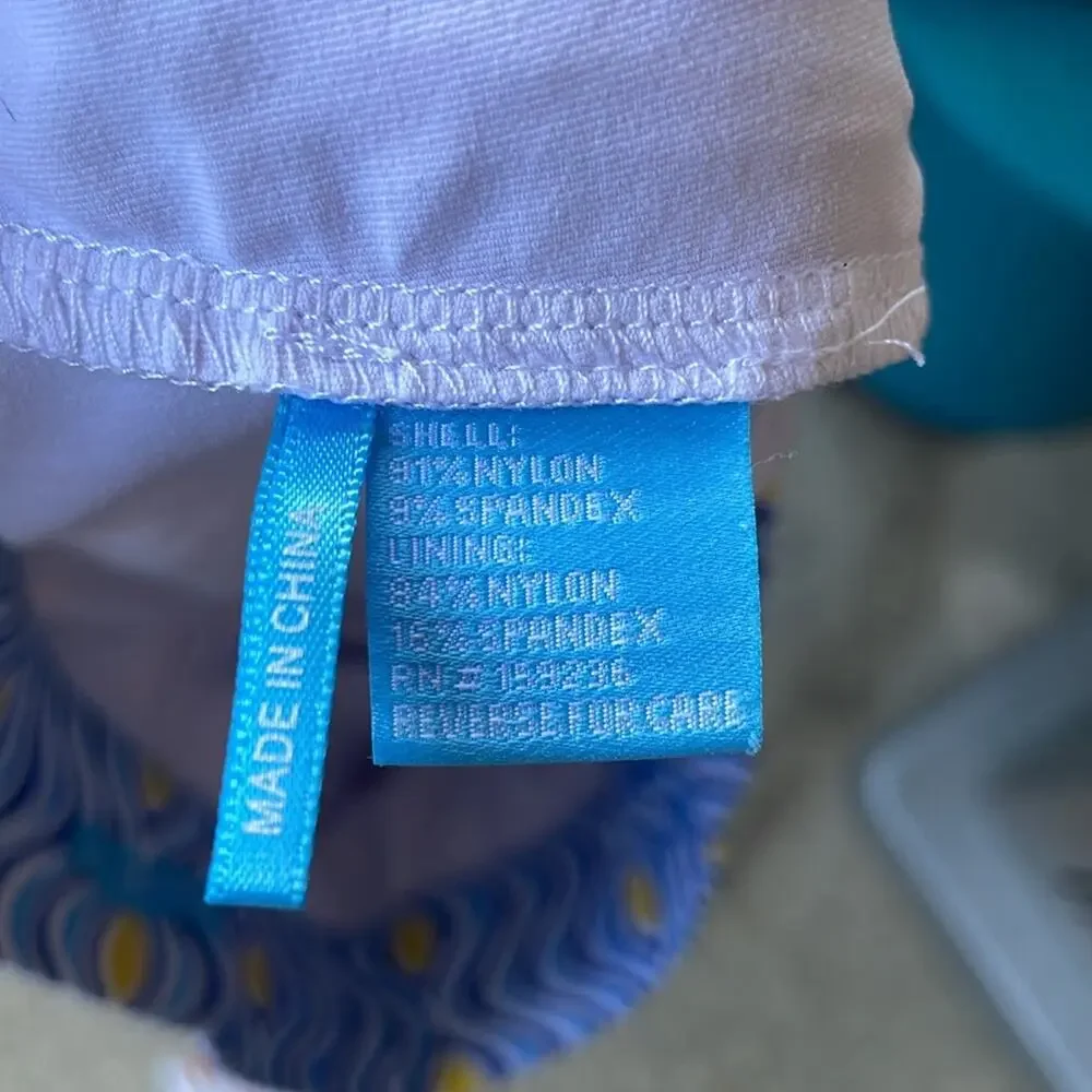 J. McLaughlin Briana Skort XS Blue Yellow - Picture 7 of 7